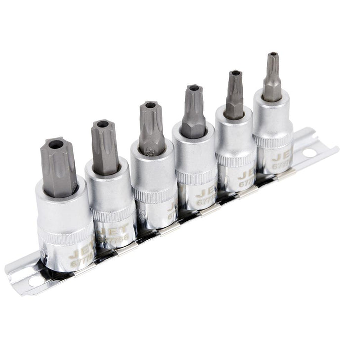 Ensemble de 6 douilles à embout Torx à prise 3/8"