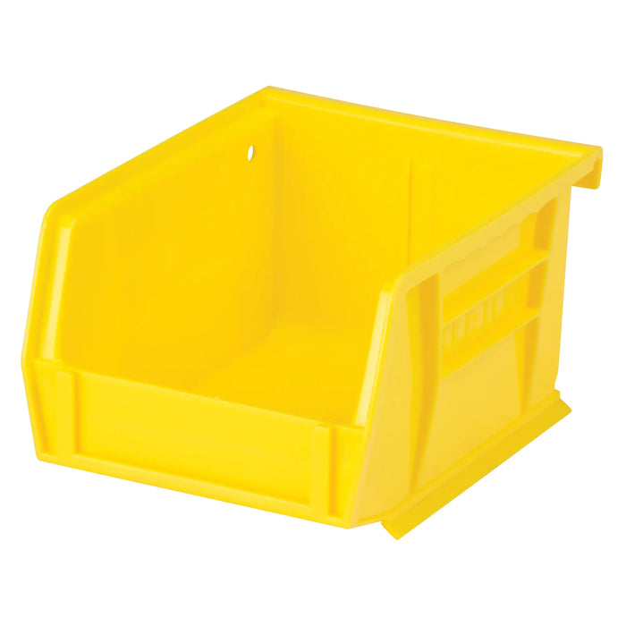 Bac de rangement en plastique 5" X 4" X 3" - Jaune