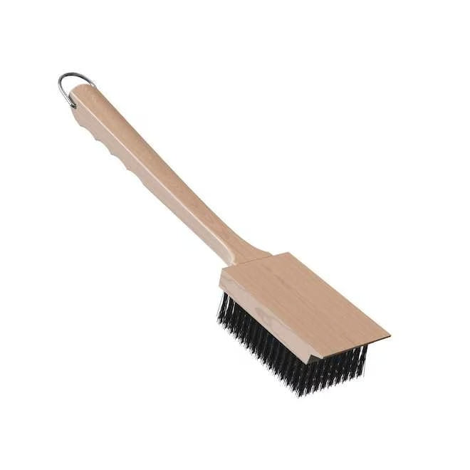 Brosse à barbecue 18" avec tête extra-large en bois Laflamme & Co - Quincaillerie G.H. Berger