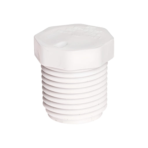 Bouchon hexagonal blanc 1" (M) NPT Lasco - Quincaillerie G.H. Berger