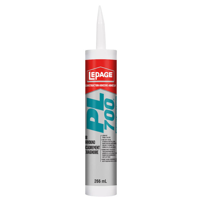 Adhésif à salle de bain PL700 - 266 mL LEPAGE