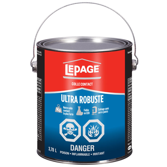 Colle contact Lepage ultra robuste - 3.78 L LEPAGE