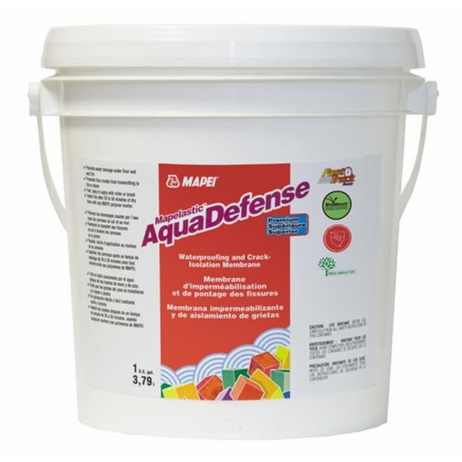 Membrane d'imperméabilité liquide AquaDefense - 3.78 L MAPEI