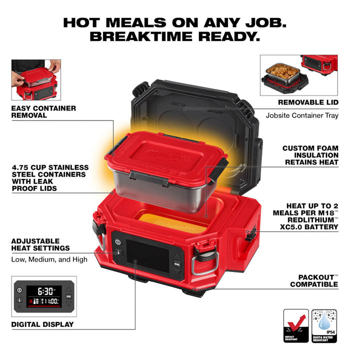 Réchaud à repas M18 Packout Milwaukee