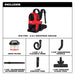 Aspirateur dorsal M18 FUEL 3-en-1 Milwaukee - Quincaillerie G.H. Berger