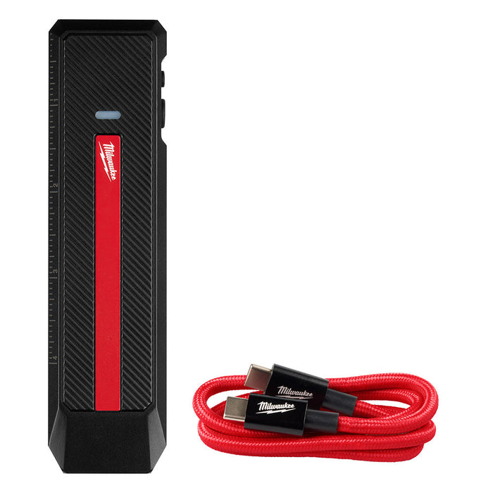 Lampe de poche plate rechargeable avec laser Milwaukee