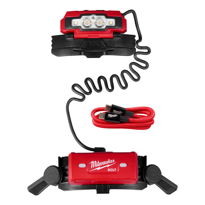 Lampe frontale compacte BOLT pour casque Milwaukee