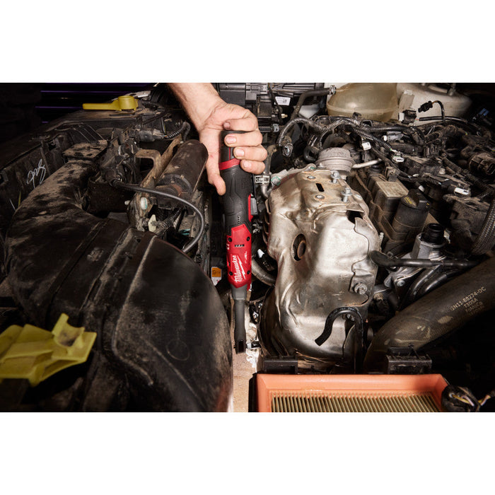 Clé à cliquet à longue portée 1/4" M12 FUEL Milwaukee - Outil seulement