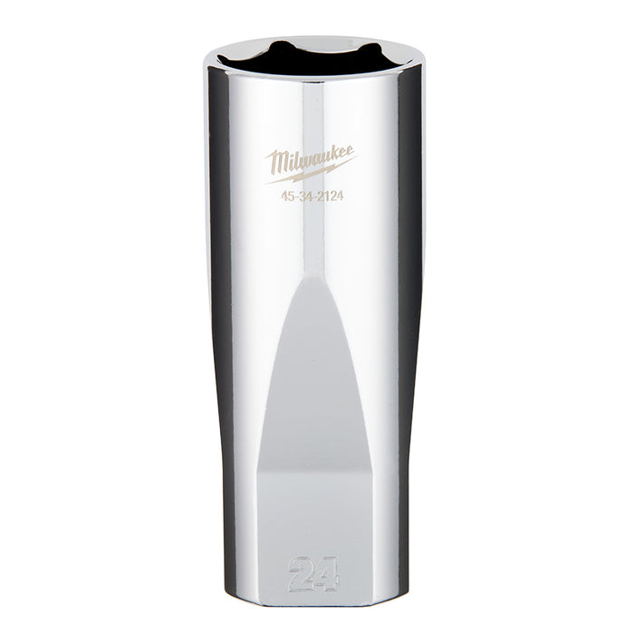 Douille profonde (24mm, prise 1/2") à 6 pans