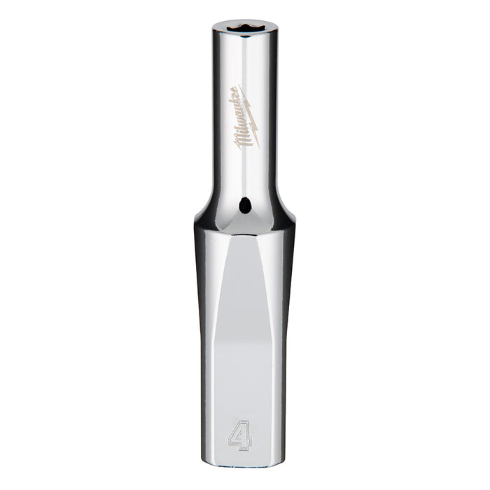 Douille profonde (4.0mm, prise 1/4") à 6 pans