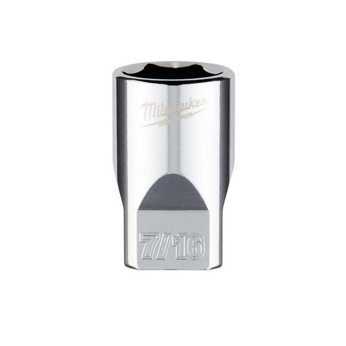 Douille standard (7/16", prise 1/4") à 6 pans