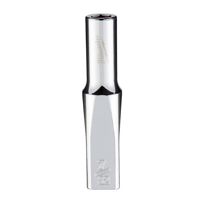 Douille profonde (7/32", prise 1/4") à 6 pans