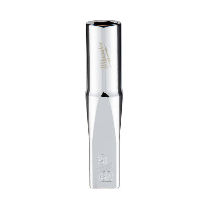 Douille profonde (9/32", prise 1/4") à 6 pans