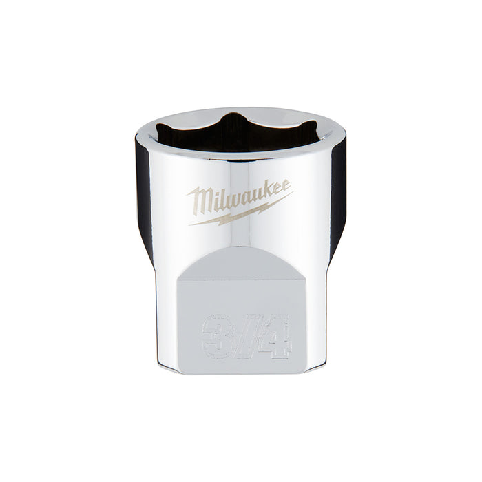 Douille standard (3/4", prise 3/8") à 6 pans