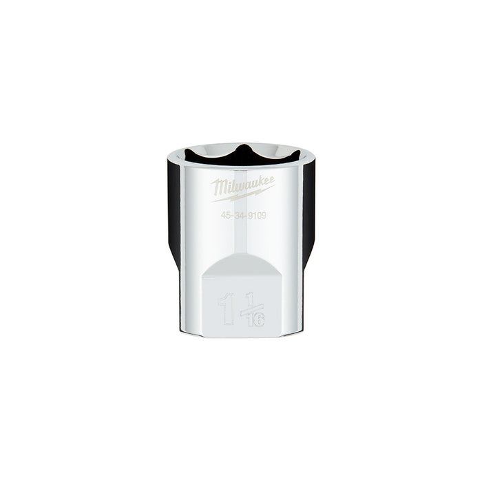 Douille standard (1-1/16", prise 1/2") à 6 pans