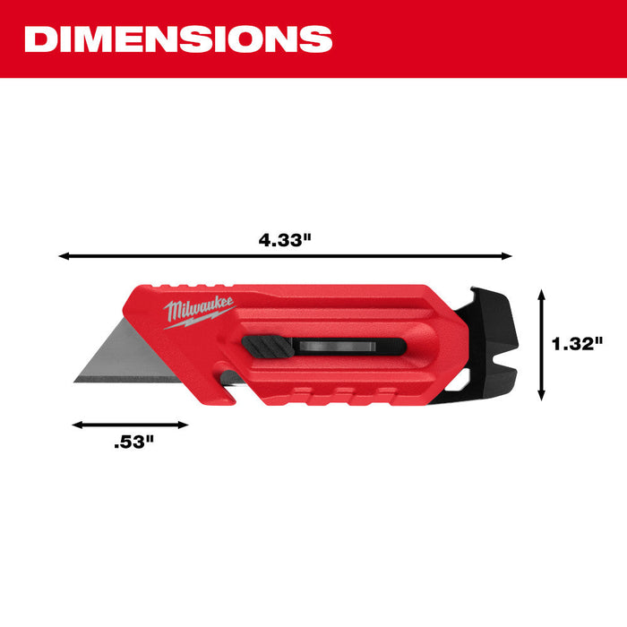 Couteau utilitaire multifonction compact Milwaukee