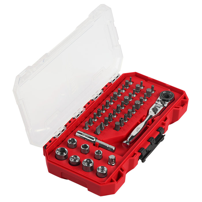 Ensemble de clé à cliquet avec embouts Milwaukee Packout - 44 pièces - Quincaillerie G.H. Berger