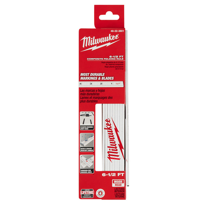 Règle pliante en fibre de verre 78" Milwaukee