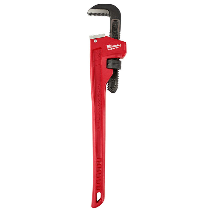 Clé à tuyau en acier Milwaukee 24"