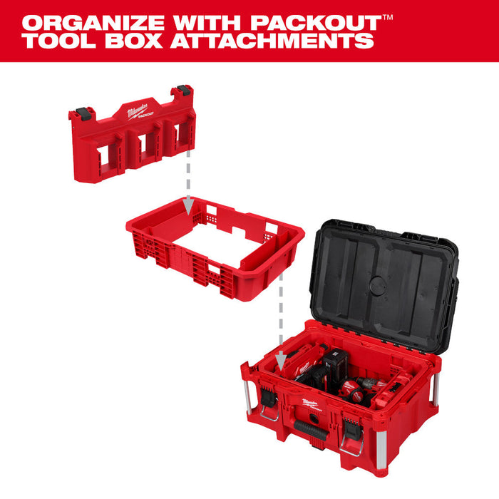 Système de rangement pour grand coffre Milwaukee PACKOUT