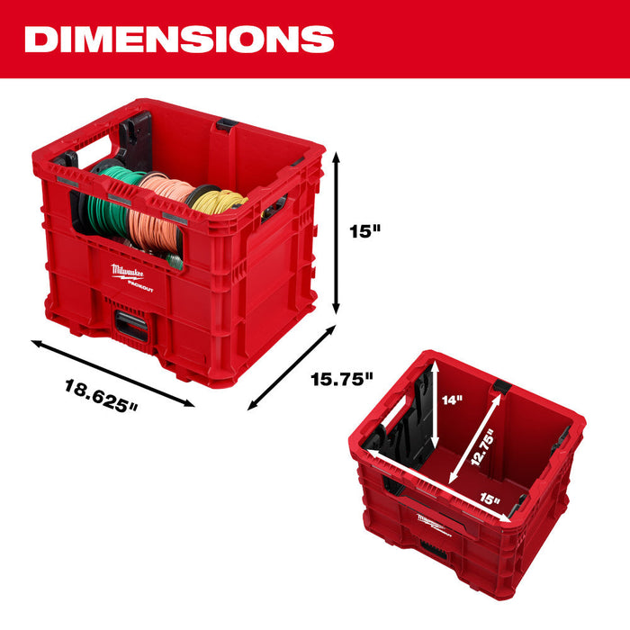 Caisse Packout pour bobines de fil Milwaukee