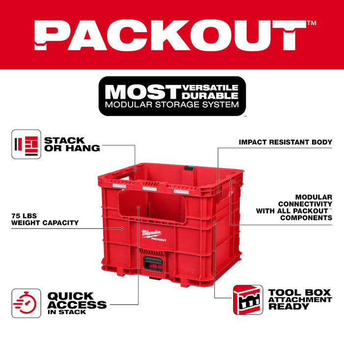 Caisse de rangement XL Packout Milwaukee