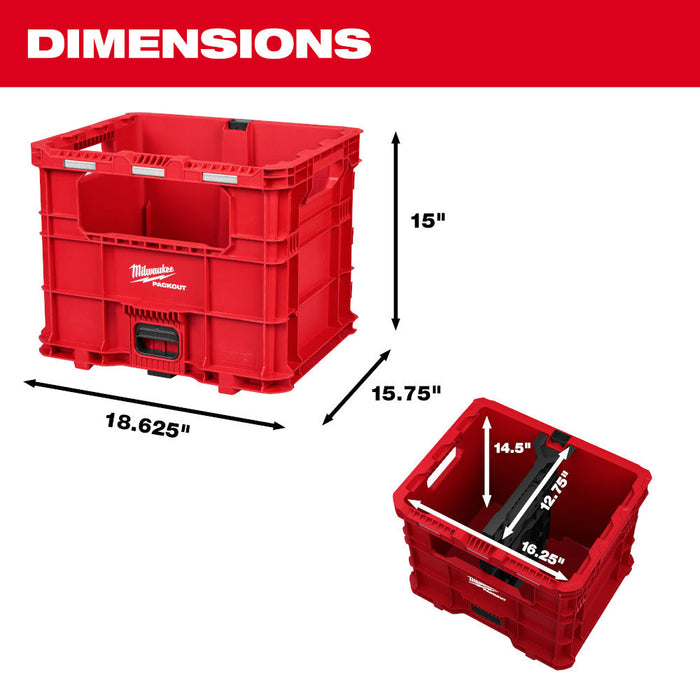 Caisse de rangement XL Packout Milwaukee