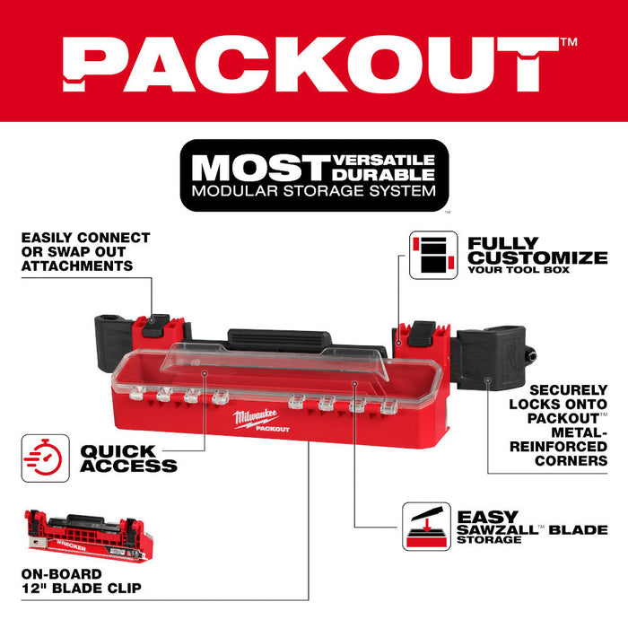 Coffret de rangement long Packout Milwaukee