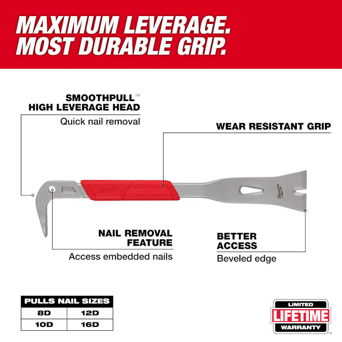 Barre à clous pour moulures 16" Milwaukee - Quincaillerie G.H. Berger