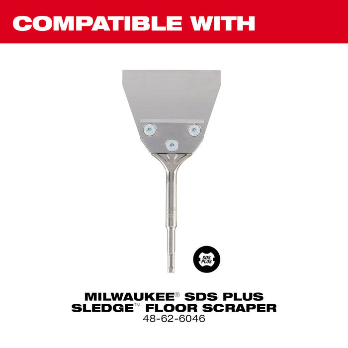 Lame pour grattoir à plancher 5" SDS-Plus 48-62-1914 - Milwaukee