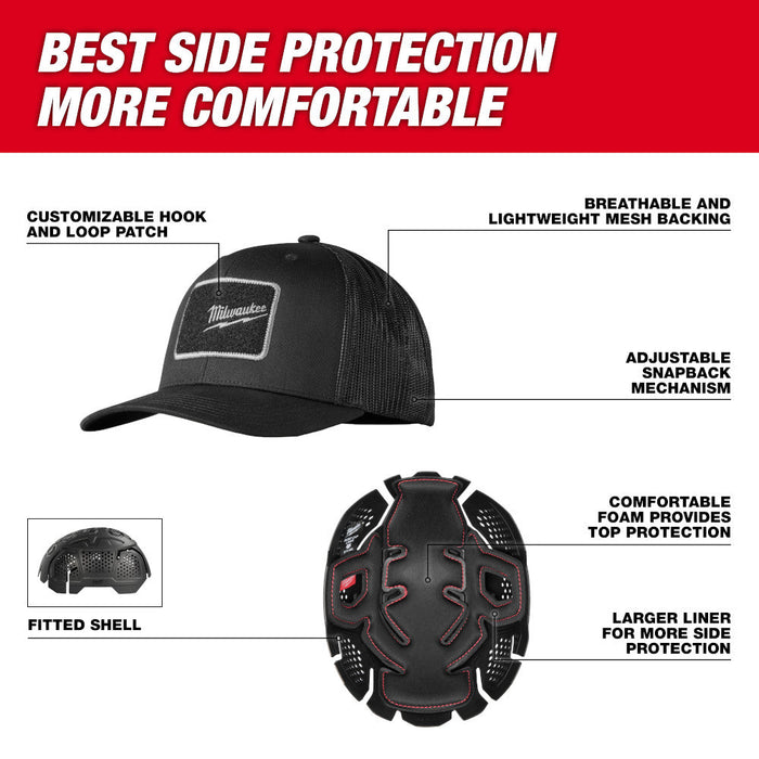 Casquette de protection antichoc Milwaukee - Quincaillerie G.H. Berger