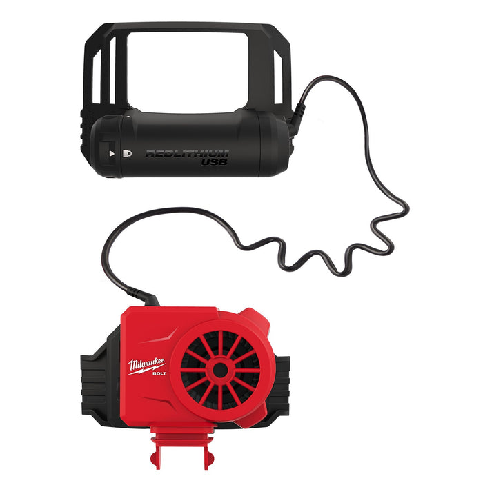 Ensemble de ventilateur pour casque 3 Ah USB Milwaukee