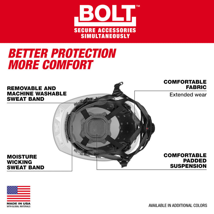 Casque Bolt de type II à visière non ventilé Milwaukee