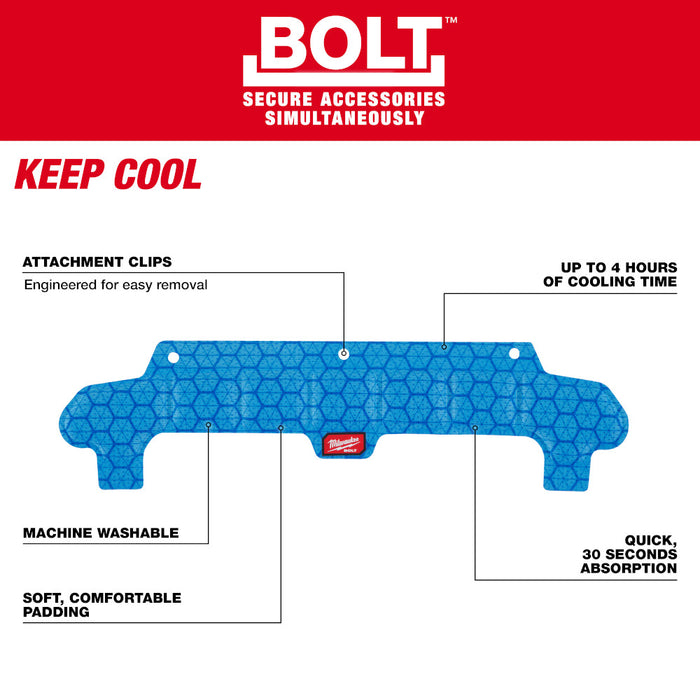 Bande refroidissante pour casque de sécurité Bolt