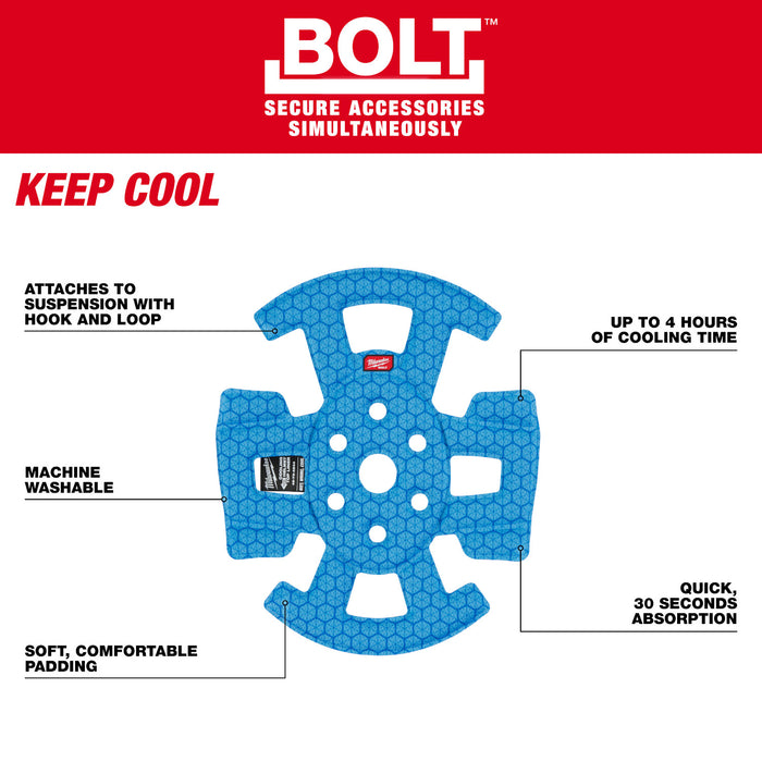 Doublure refroidissante pour casque de sécurité Bolt