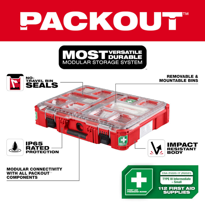 Trousse de premiers soins de type 3 - 112 morceaux