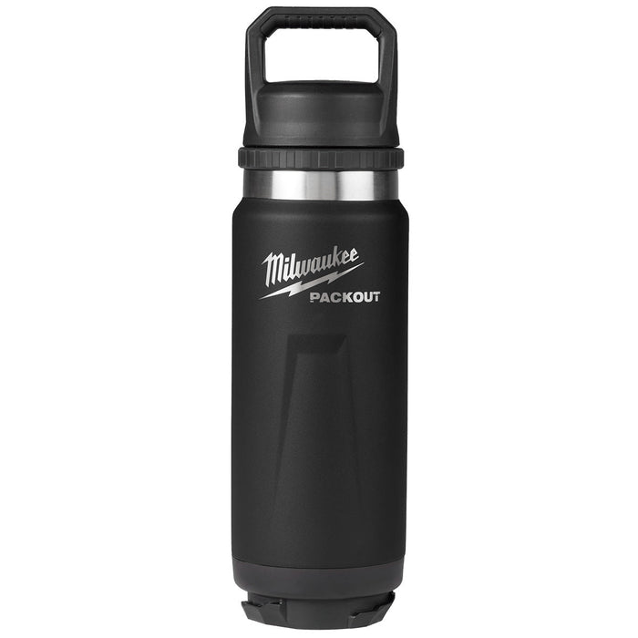 Bouteille isotherme avec couvercle 24 oz Packout - Noire - Milwaukee