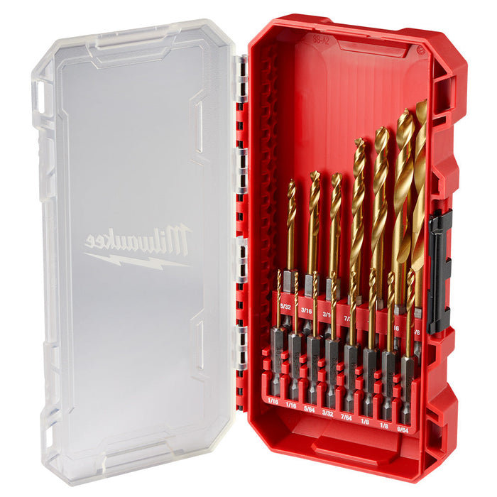 Ensemble de 15 forets en titane dans un organisateur Packout Milwaukee - Quincaillerie G.H. Berger