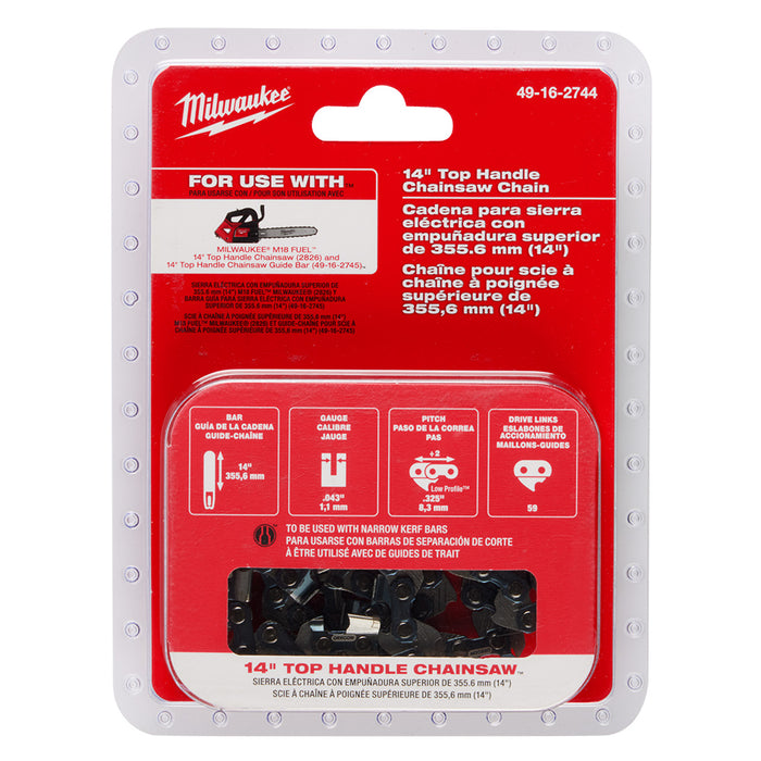 Chaine de rechange pour scie avec poignée supérieure 14" (355,6 mm)