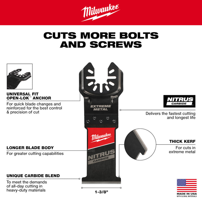 Lame à métaux NITRUS CARBIDE 1-3/8" - Paquet de 10