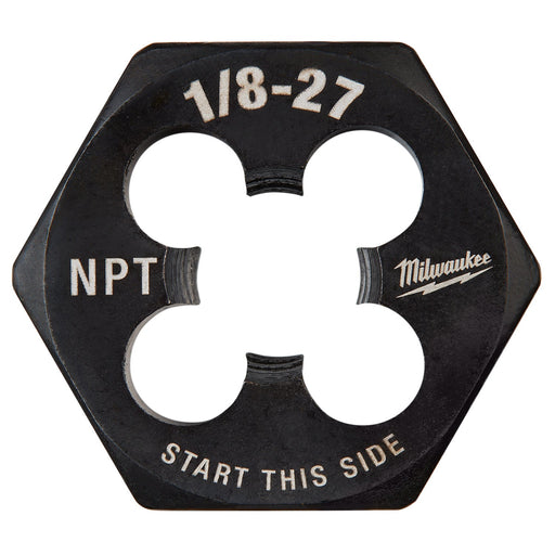 Filière hexagonale de 1" - 1/8" X 27 NPT Milwaukee - Quincaillerie G.H. Berger