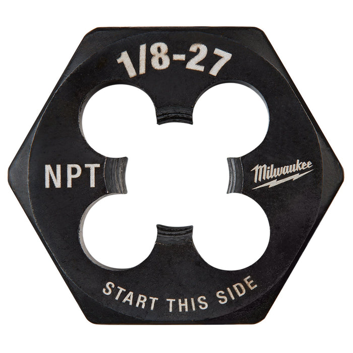 Filière hexagonale de 1" - 1/8" X 27 NPT Milwaukee - Quincaillerie G.H. Berger