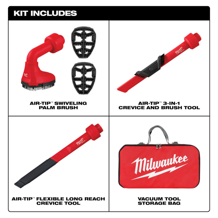 Ens. d'outils aspirateur automobile - Milwaukee