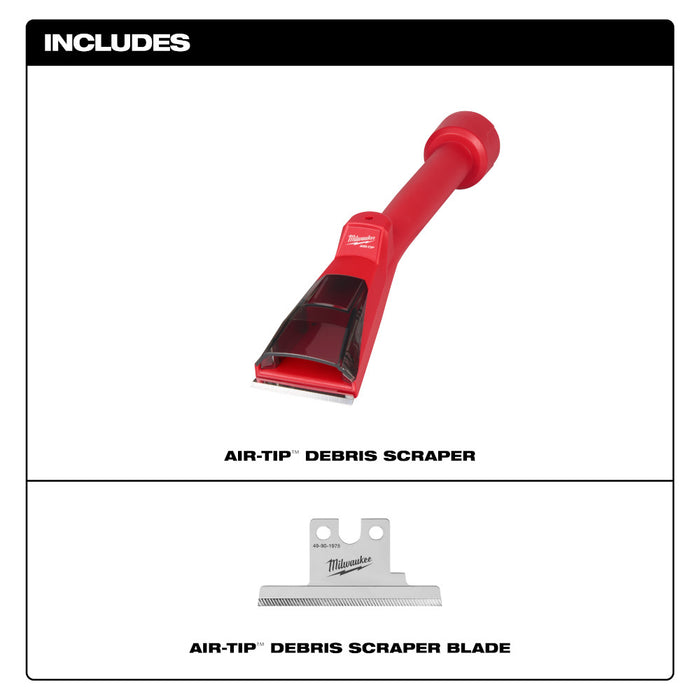 Grattoir à débris pour aspirateur AIR-TIP Milwaukee - Quincaillerie G.H. Berger