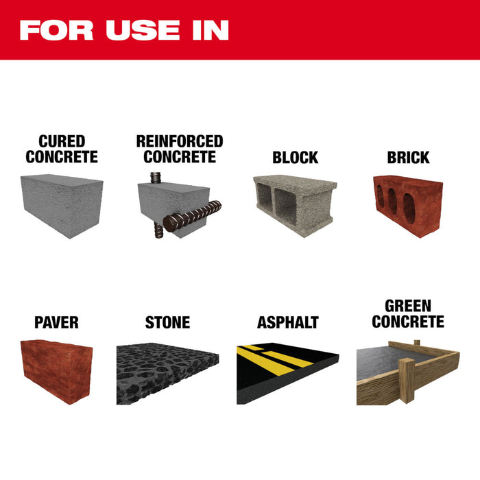 Lame au diamant Turbo segmentée 14"