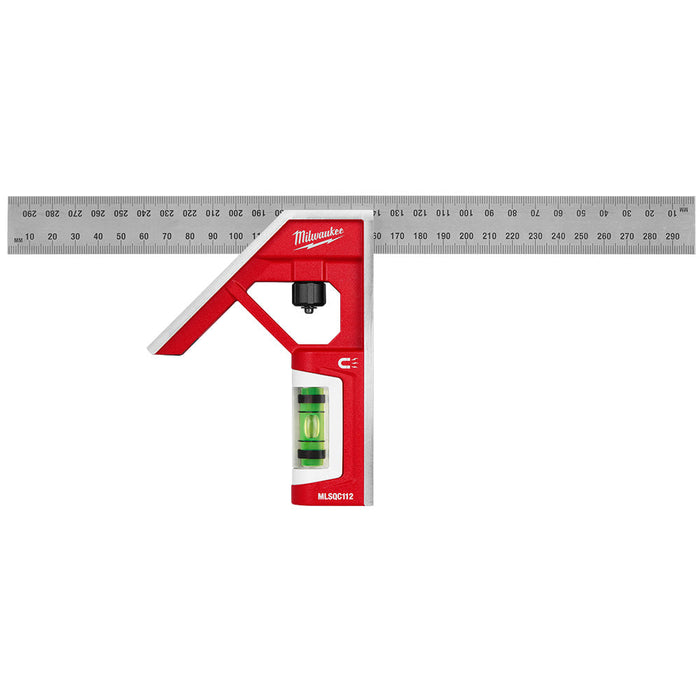 Équerre combinée magnétique métrique 30 cm Milwaukee