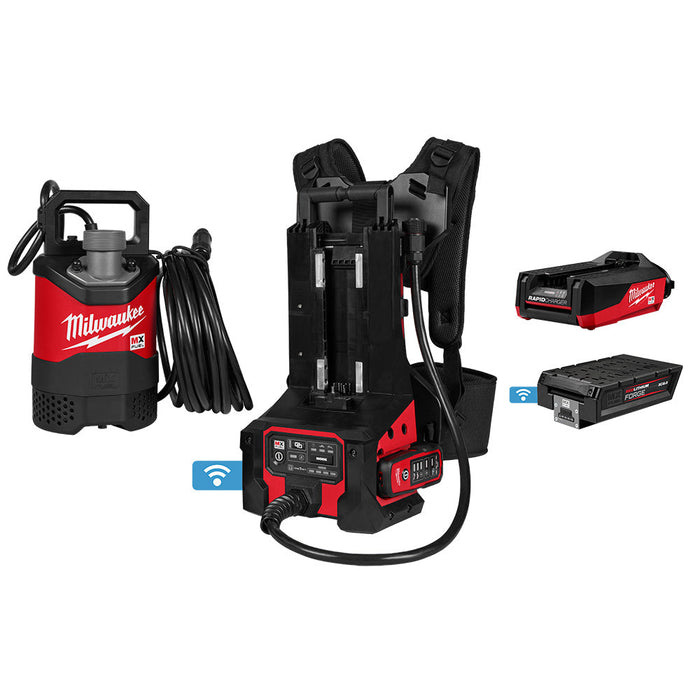 Ensemble de pompe submersible 2" portable MX FUEL Milwaukee