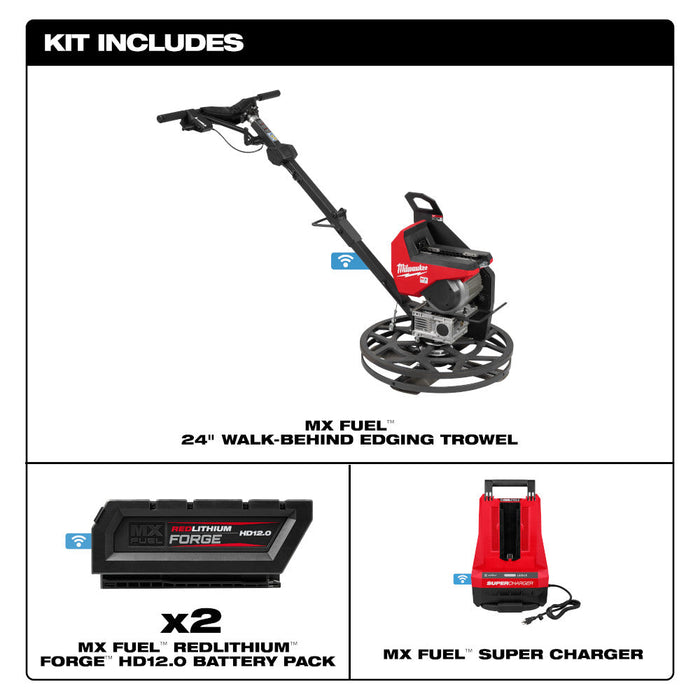 Truelle à bordures de béton 24" MXFUEL Milwaukee