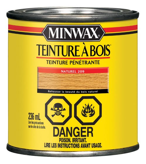 Teinture pénétrante à l'huile pour le bois Minwax - Naturel - 236 mL