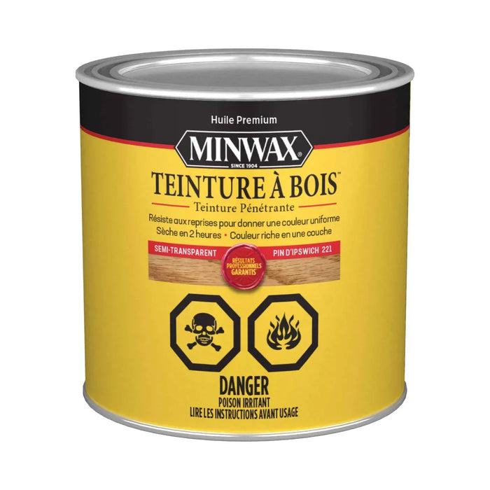 Teinture pénétrante à l'huile pour le bois Minwax - Pin d'Ipswich - 236 mL